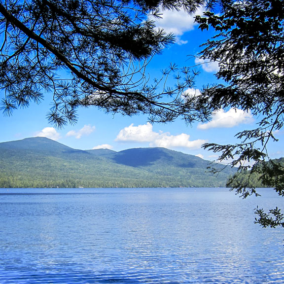 Adirondack Geology: Lake Placid, formed by a moraine (18 August 2011)
