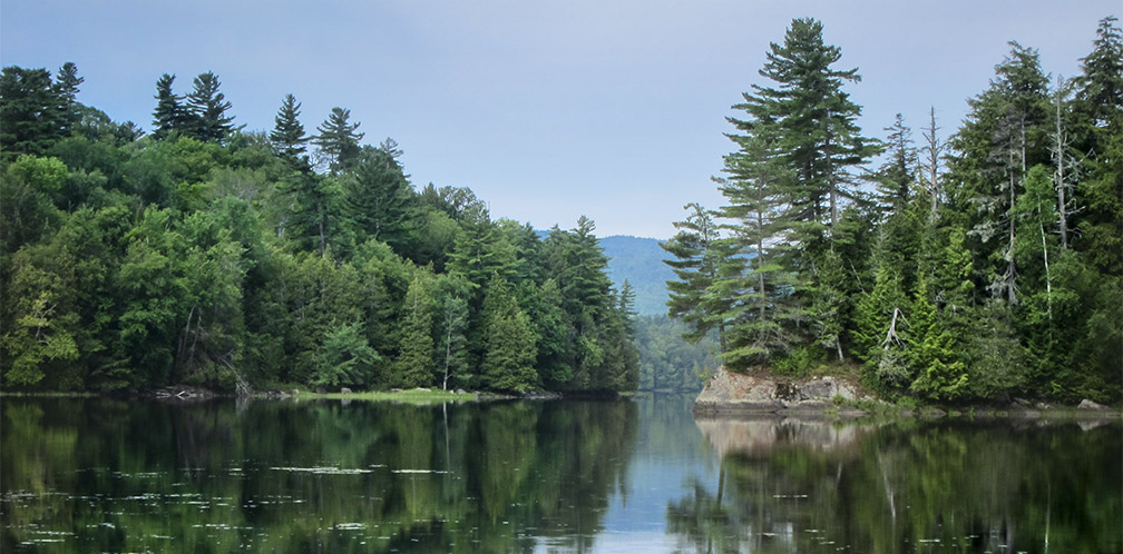 Rich Lake from the Rich Lake Trail at the Adirondack Interpretive Center in Newcomb (14 August 2017) Rich Lake from the Rich Lake Trail at the Adirondack Interpretive Center in Newcomb (14 August 2017)