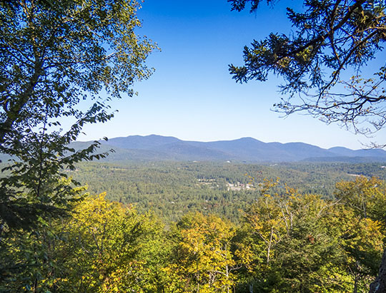 View from the outlook on the Henry's Woods Rocky Knob Trail (16 September 2015)