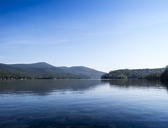 Lake Placid (West Lake) from the Lakeshore Trail at the Peninsula Nature Trails (1 August 2015)